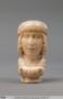 Pommel (fragment) or rosary bead, 2 faces (chapelet) (Side 1)