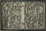 Diptych, 2 registers, 4 arches across (frise d'arcatures, colonnettes) (Front)