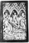 Panel, 1 register, 3 arches across (plaquette; frise d'arcatures); reused as part of a diptych (Front)