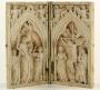 Diptych, 1 register, 1 arch across (plaquette; colonnettes) (Front)