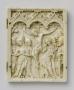 Wing, right (fragment of a diptych), 1 register, 3 arches across (frise d'arcatures; plaquette) (Front)