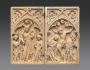 Diptych, 1 register, 1 arch across (plaquettes) (Front)