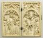 Diptych, 1 register, 1 arch across (plaquettes) (Front)